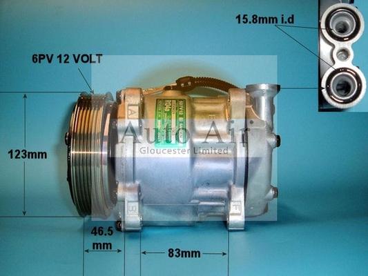 Auto Air Gloucester 14-0280 - Компресор, кондиціонер autozip.com.ua