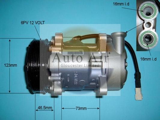 Auto Air Gloucester 14-0281R - Компресор, кондиціонер autozip.com.ua