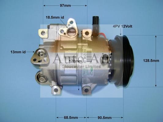 Auto Air Gloucester 14-1457 - Компресор, кондиціонер autozip.com.ua