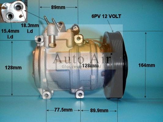 Auto Air Gloucester 14-1183 - Компресор, кондиціонер autozip.com.ua