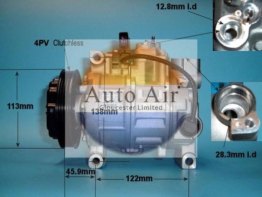 Auto Air Gloucester 14-1251 - Компресор, кондиціонер autozip.com.ua