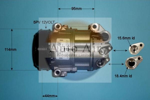 Auto Air Gloucester 14-2069 - Компресор, кондиціонер autozip.com.ua