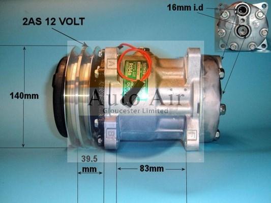 Auto Air Gloucester 14-7952 - Компресор, кондиціонер autozip.com.ua