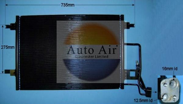 Auto Air Gloucester 16-9900 - Конденсатор, кондиціонер autozip.com.ua