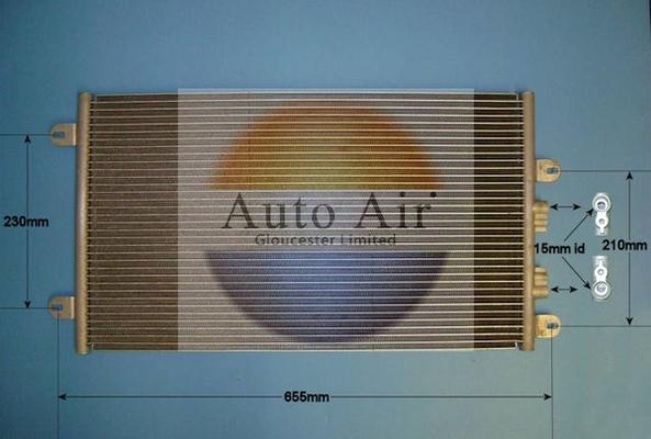 Auto Air Gloucester 16-9735 - Конденсатор, кондиціонер autozip.com.ua