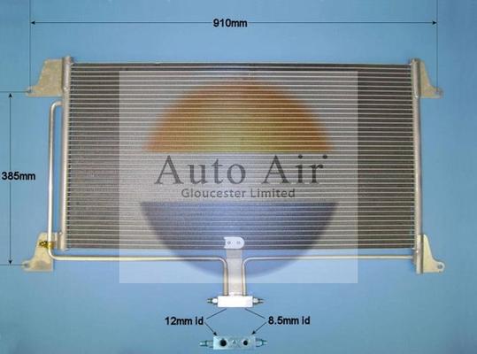 Auto Air Gloucester 16-5001 - Конденсатор, кондиціонер autozip.com.ua