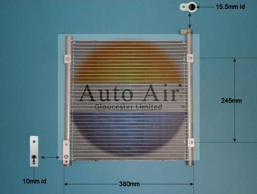 Auto Air Gloucester 16-5270 - Конденсатор, кондиціонер autozip.com.ua