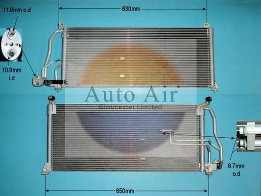 Auto Air Gloucester 16-1006 - Конденсатор, кондиціонер autozip.com.ua