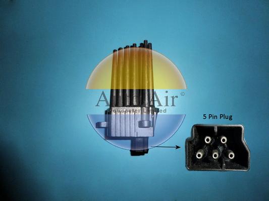 Auto Air Gloucester 20-0043 - Додатковий резистор, вентилятор кондиціонера autozip.com.ua