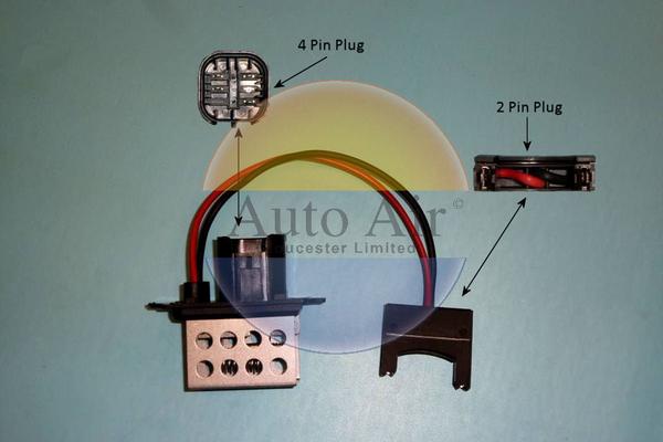 Auto Air Gloucester 20-0060 - Додатковий резистор, вентилятор кондиціонера autozip.com.ua