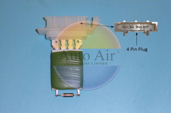 Auto Air Gloucester 20-0015 - Додатковий резистор, вентилятор кондиціонера autozip.com.ua