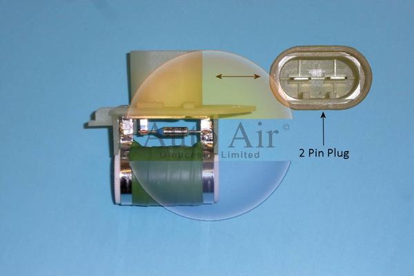 Auto Air Gloucester 20-0011 - Додатковий резистор, вентилятор кондиціонера autozip.com.ua