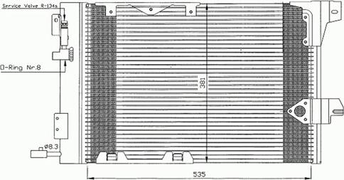 Autoclima 30311383CP - Конденсатор, кондиціонер autozip.com.ua