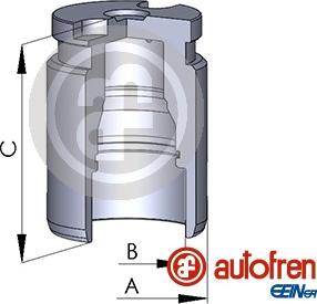 AUTOFREN SEINSA D02594 - Поршень, корпус скоби гальма autozip.com.ua