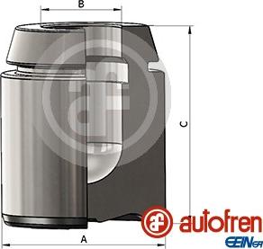 AUTOFREN SEINSA D025493 - Поршень, корпус скоби гальма autozip.com.ua