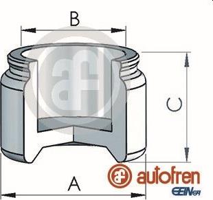 AUTOFREN SEINSA D025514 - Поршень, корпус скоби гальма autozip.com.ua