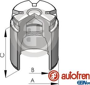 AUTOFREN SEINSA D025124 - Поршень, корпус скоби гальма autozip.com.ua