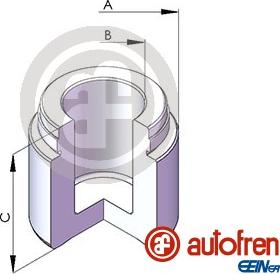 AUTOFREN SEINSA D025485 - Поршень, корпус скоби гальма autozip.com.ua