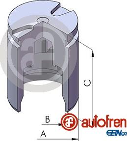 AUTOFREN SEINSA D02525 - Поршень, корпус скоби гальма autozip.com.ua