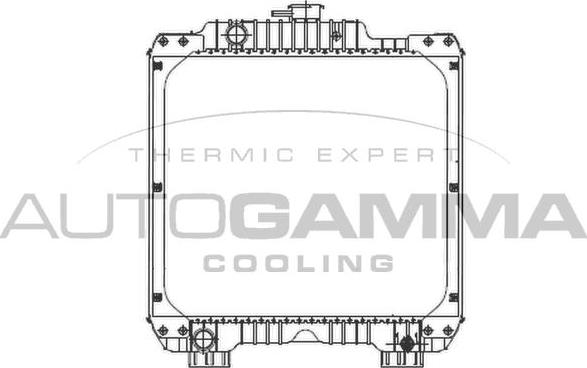 Autogamma 404918 - Радіатор, охолодження двигуна autozip.com.ua