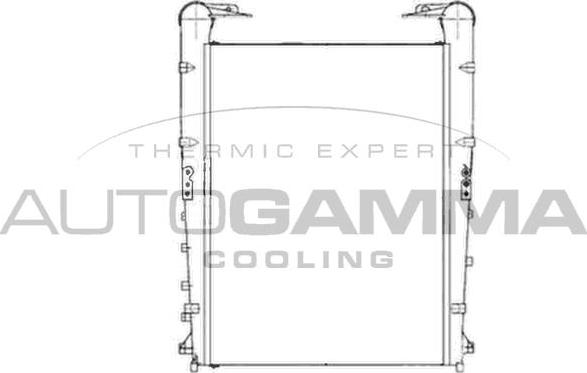 Autogamma 404882 - Интеркулер autozip.com.ua