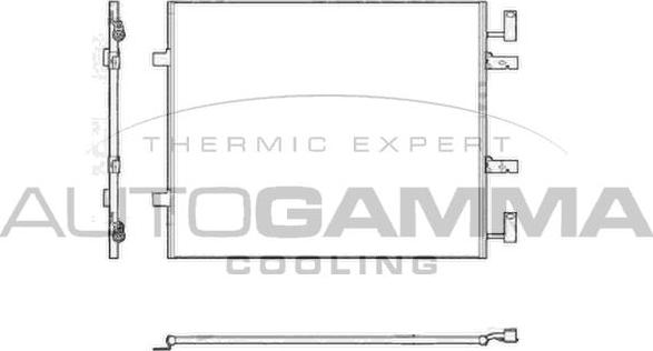 Autogamma 104918 - Конденсатор, кондиціонер autozip.com.ua