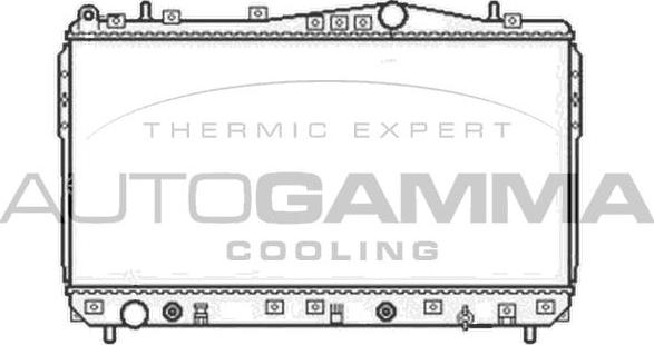Autogamma 104056 - Радіатор, охолодження двигуна autozip.com.ua