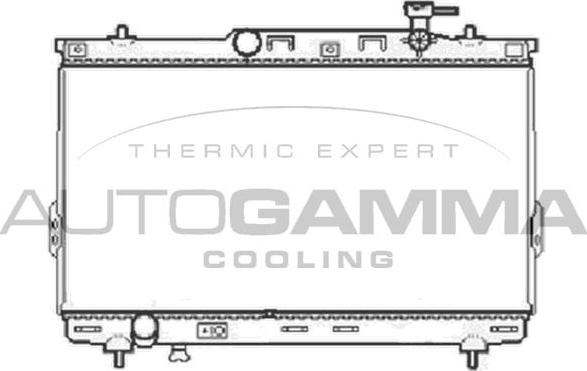Autogamma 104069 - Радіатор, охолодження двигуна autozip.com.ua