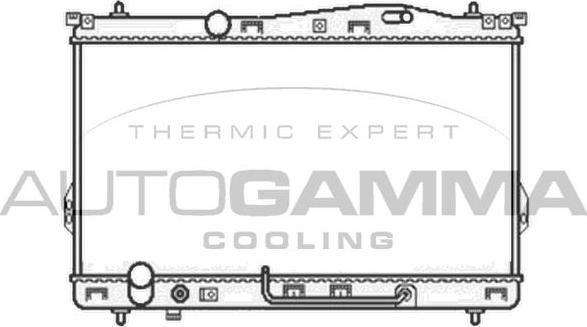 Autogamma 104068 - Радіатор, охолодження двигуна autozip.com.ua