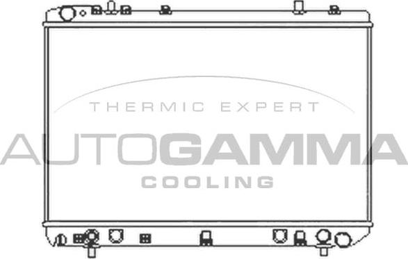 Autogamma 104159 - Радіатор, охолодження двигуна autozip.com.ua