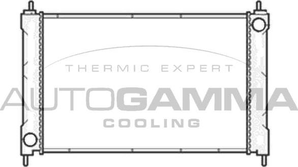 Autogamma 104703 - Радіатор, охолодження двигуна autozip.com.ua