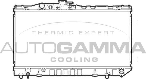 Autogamma 105574 - Радіатор, охолодження двигуна autozip.com.ua