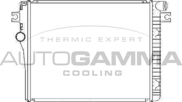 Autogamma 105620 - Радіатор, охолодження двигуна autozip.com.ua