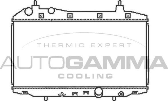 Autogamma 105106 - Радіатор, охолодження двигуна autozip.com.ua