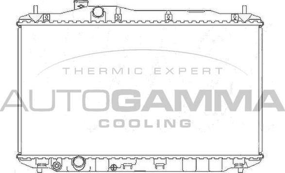 Autogamma 105135 - Радіатор, охолодження двигуна autozip.com.ua