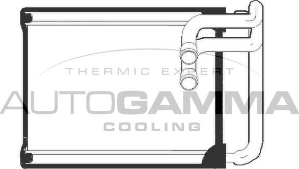 Autogamma 105276 - Теплообмінник, опалення салону autozip.com.ua