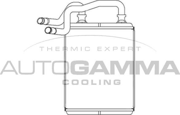 Autogamma 105277 - Теплообмінник, опалення салону autozip.com.ua