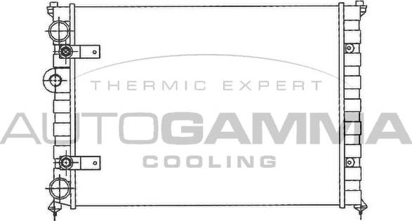 Autogamma 100956 - Радіатор, охолодження двигуна autozip.com.ua