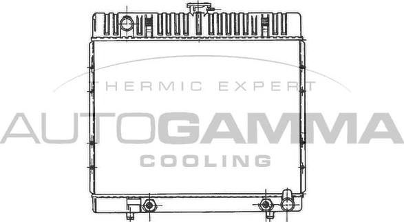 Autogamma 100533 - Радіатор, охолодження двигуна autozip.com.ua