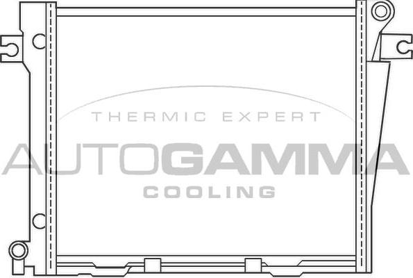 Autogamma 100104 - Радіатор, охолодження двигуна autozip.com.ua