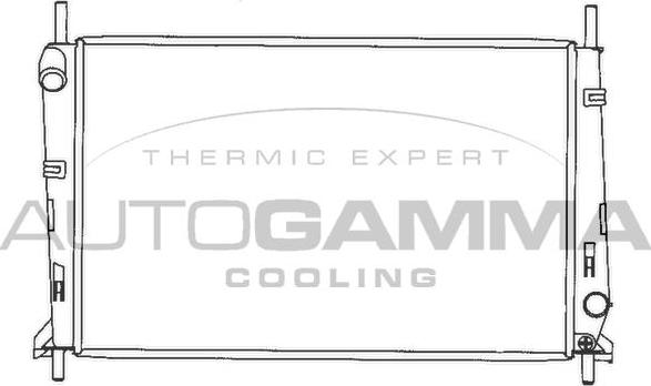 Autogamma 100370 - Радіатор, охолодження двигуна autozip.com.ua