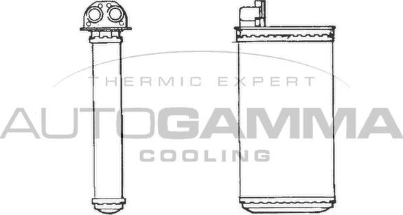 Autogamma 101629 - Теплообмінник, опалення салону autozip.com.ua