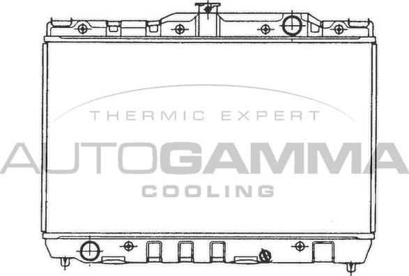 Autogamma 101001 - Радіатор, охолодження двигуна autozip.com.ua