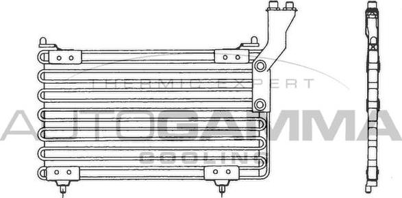 Autogamma 101839 - Конденсатор, кондиціонер autozip.com.ua