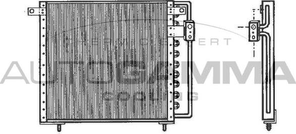 Autogamma 101753 - Конденсатор, кондиціонер autozip.com.ua