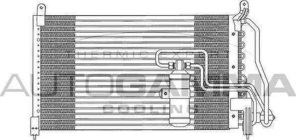 Autogamma 101715 - Конденсатор, кондиціонер autozip.com.ua