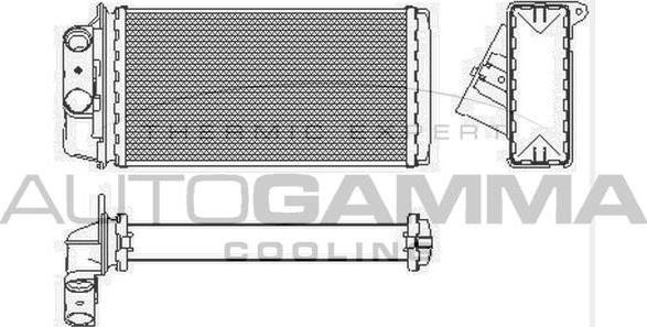 Autogamma 103969 - Теплообмінник, опалення салону autozip.com.ua