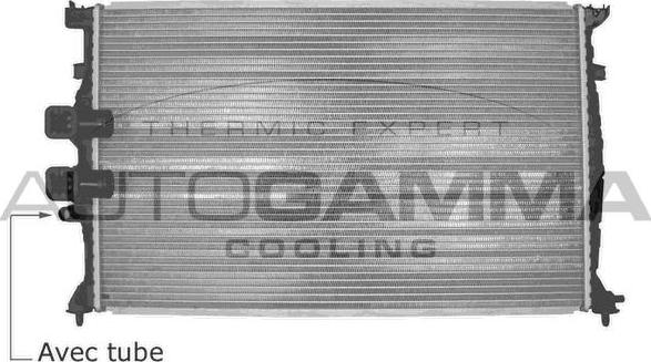 Autogamma 103579 - Радіатор, охолодження двигуна autozip.com.ua