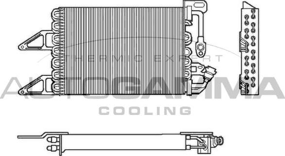 Autogamma 103042 - Конденсатор, кондиціонер autozip.com.ua