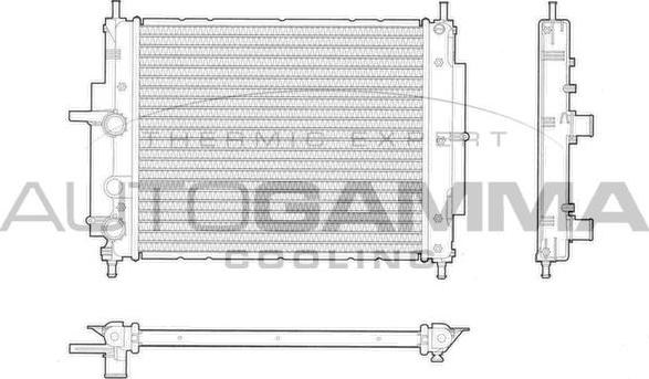 Autogamma 103192 - Радіатор, охолодження двигуна autozip.com.ua